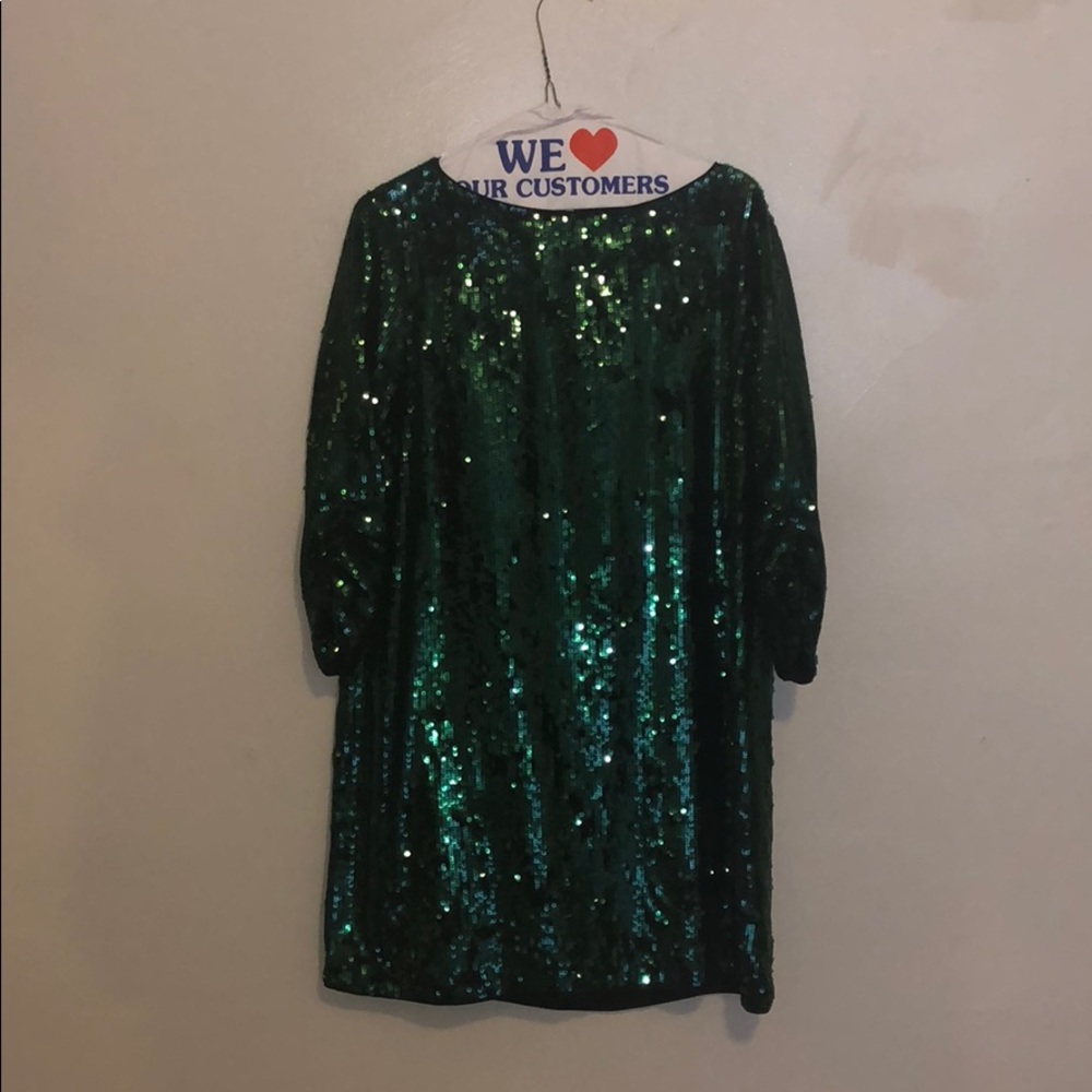 Stunning green sequin dress